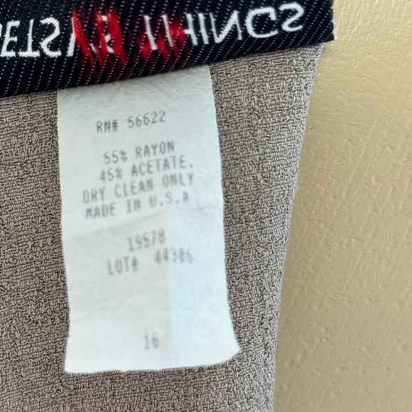 Vintage Betsy’s Things Petite Shift Dress Size 16  Short Sleeve Back Zip - Picture 9 of 9